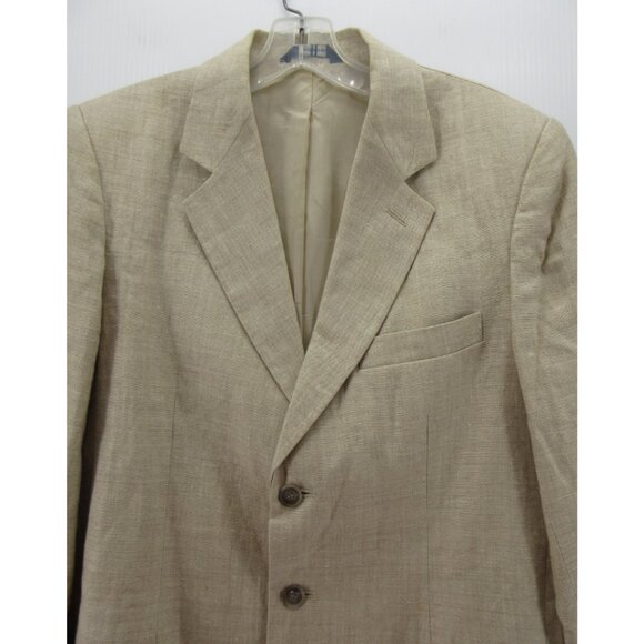 VINTAGE Gap Sport Coat Small Blazer Linen 90s Field Classic Jacket * - Picture 2 of 13
